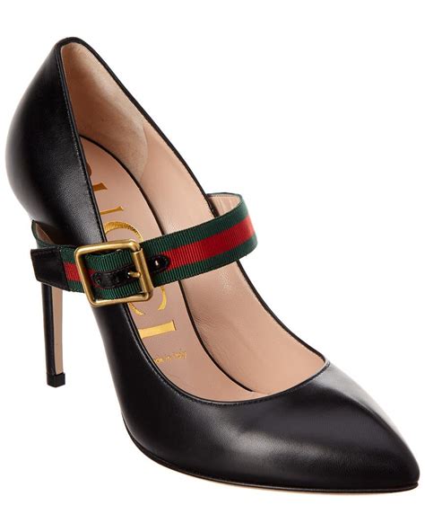 gucci sylvie pumps|Gucci sylvie leather.